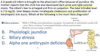 Jaundice Questions Unconjugated hyperbilirubinemia vs Conjugated hyperbilirubinemia [upl. by Edora]