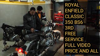 Bs6 royal Enfield classic 350 3rd service [upl. by Paugh63]