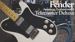 Fender American Professional II Telecaster Deluxe  ReviewDemo [upl. by Eillek]