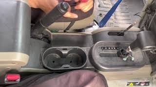 2010 Jeep Jk Center console removal [upl. by Cinderella]