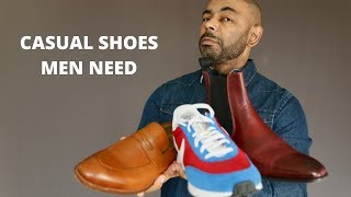 10 Casual Shoes Every Man Needs [upl. by Yuji]