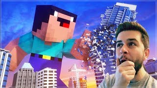 REACTING TO GIANT DERP MINECRAFT MOVIE Minecraft Animations [upl. by Zoilla442]