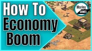 How To Economy Boom  AOE2 Fast Castle Build Order Tutorial [upl. by Negrom974]