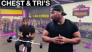 BEST Chest amp Arm Workout For Mass At Planet Fitness [upl. by Ataynek]