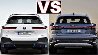 2022 Audi Q4 e tron vs BMW iX xDrive40 2022 audi q4 etron bmw ix review bmw ix 2022 [upl. by Rramaj675]