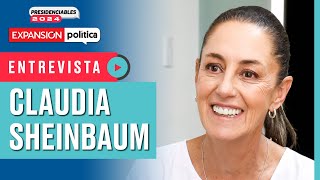 CLAUDIA SHEINBAUM  Entrevista  Presidenciables 2024 [upl. by Atrebla]