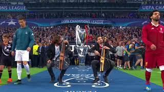 2CELLOS performance at the 2018 UEFA Champions League Final [upl. by Ehpotsirhc982]