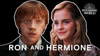 Ron and Hermione Most Perfect Moments  Harry Potter Compilation  Wizarding World [upl. by Dayiz]