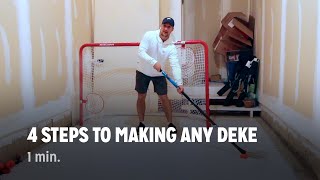 4 Steps to Making Any Deke  iTrain Hockey [upl. by Floris]