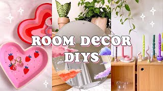 how to make your room AESTHETIC with DIYs 🎨 cheap room decor PART 1 [upl. by Atnek]