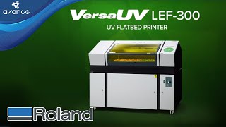 Impresora UV de cama plana Roland Versa UV LEF300 [upl. by Noret867]