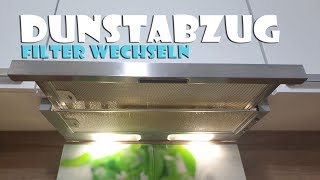 Dunstabzugshaube Kohlefilter wechseln Anleitung  change the filter in a cooker hood 4K [upl. by Narret]