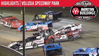 World of Outlaws Morton Buildings Late Models Volusia Speedway Park February 11 2021  HIGHLIGHTS [upl. by Ripp112]