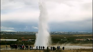 Geysir Hot Springs in Iceland [upl. by Candi884]