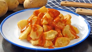 Patatas Bravas 🔥 Receta de Patatas ¡PICANTES 100 Original✅ [upl. by Gannon219]