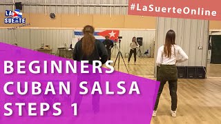 Beginners Cuban Salsa Steps Course  Class 1 [upl. by Yance]