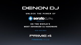 Control Serato DJ Pro with Denon DJ PRIME 4  Overview [upl. by Srini]