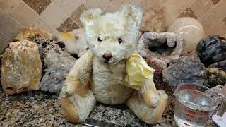 How To Clean An Antique Or Vintage Steiff Teddy Bear [upl. by Keviv]