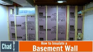 How to Insulate a Basement Wall [upl. by Arbmat324]