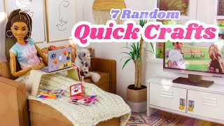 DIY  How to Make 7 EASY Random Quick Crafts [upl. by Brunhild]