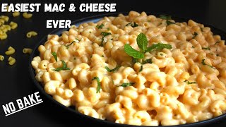 No Bake Mac and Cheese Recipe  How To Make No Bake Mac and Cheese White Sauce Pasta  Bowl To Soul [upl. by Ialda392]