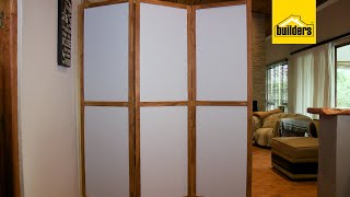 How To Make Your Own Room Divider [upl. by Hera]