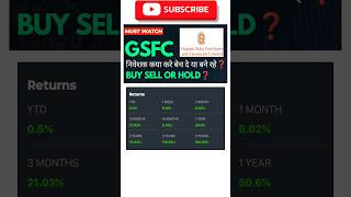 GSFC SHARE NEWS shorts stockmarket youtubeshorts [upl. by Alleroif]