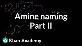 Amine naming introduction  Amines  Organic chemistry  Khan Academy [upl. by Herby]