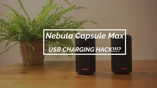 Nebula Capsule Max charging HACK [upl. by Rubinstein]