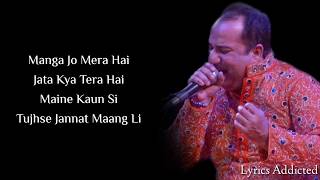 Ajj Din Chadheya Full Song with Lyrics Rahat Fateh Ali Khan Saif Ali Khan Deepika Padukone [upl. by Claire]