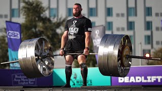 WORLD RECORD Oleksii Novikov Lifts 1185 LBS 18quot Partial Deadlift  2020 [upl. by Papke]