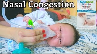 NASAL CONGESTION NEWBORNS [upl. by Leaffar]