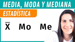 MEDIA MODA y MEDIANA 📊 Estadística [upl. by Angel677]