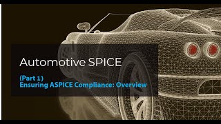 Part 1 Automotive SPICE Ensuring ASPICE Compliance  Overview [upl. by Alicsirp784]