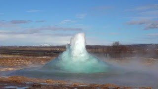 Geysir Explosion Super Slow Motion [upl. by Anertal]