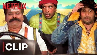 Dhamaal Funny Scene  Mr Iyer Drops Javed Jaffrey amp Arshad Warsi  Netflix India [upl. by Tillio]