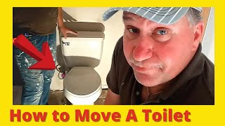 How To Relocate Toilet amp Plumbing Pt 1 [upl. by Rutra663]