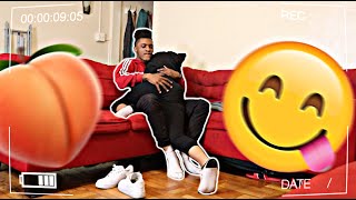 I CANT STOP GRABBING IT PRANK ON GIRLFRIEND SHE LIKED IT [upl. by Brnaby]