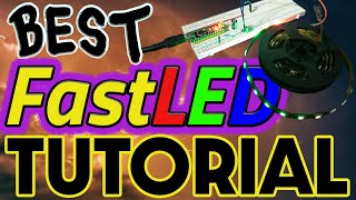 The BEST FastLED Tutorial  WS2812b LED Strip Arduino Nano [upl. by Ednew139]