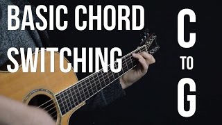 Chord Switching Practice  C to G [upl. by Templeton]