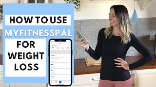How To Use My Fitness Pal  Beginners Guide to MFP  Lose Weight Track Calories Count Macros [upl. by Alleroif]
