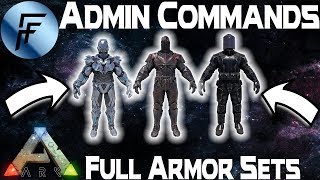 Spawn Full Ascendant Armor Sets Admin Commands  ARK Survival Evolved [upl. by Cathrine568]