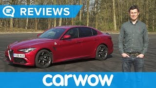 Alfa Romeo Giulia Quadrifoglio 2018 Review  Mat Watson Reviews [upl. by Bohon723]