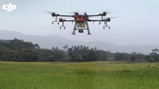 DJI  Agras T16  Agricultural Spraying Drone [upl. by Ecerahs]