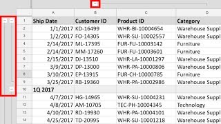 Google Sheets  Group Rows and Columns [upl. by Farrish717]