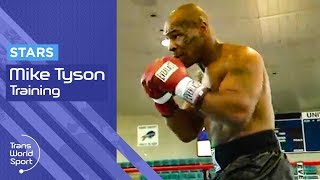 Mike Tyson Raw UNSEEN Training Footage  Trans World Sport [upl. by Gerri]