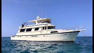 1986 Hatteras 72 Cockpit Motoryacht For Sale  quotFiddlerquot [upl. by Dorree]