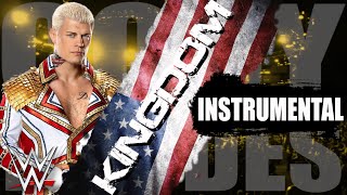 Cody Rhodes  Kingdom Downstait INSTRUMENTAL [upl. by Nnylesor929]