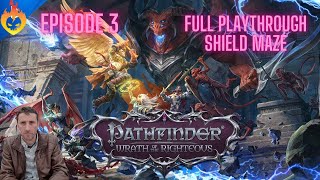 Pathfinder Wrath of the Righteous Playthrough  Episode 3 [upl. by Aietal]