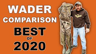 Wader Comparison 2020  Drake Banded High N Dry Sitka  The Truth [upl. by Mundford]